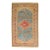Vintage Zabihi Collection Moroccan Blue Rug - 4'5" x 6'1" For Sale