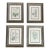 Vintage Botanical Prints Framed Authentic 1910 Canadian Farm Weed Prints - Set of 4 For Sale