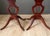 Set of Mersman Harp and Lyre Mahogany SideTables With Brass Feet and Drawers For Sale - Image 6 of 17