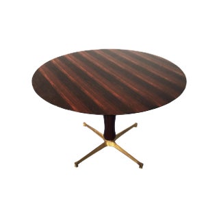 Mid-Century Italian Rosewood Dining Table Attributed to Paolo Buffa, 1950s For Sale