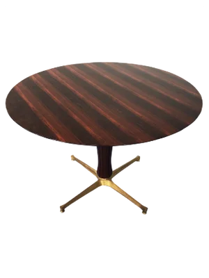 Mid-Century Italian Rosewood Dining Table Attributed to Paolo Buffa, 1950s