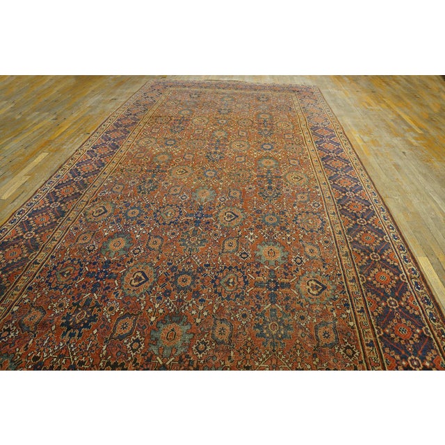 Late 18th Century N.E. Persian Khorassan Harshang Carpet 7'6'' x 16'-230 x 488 Antique Large N. Persian Persian Geometric...