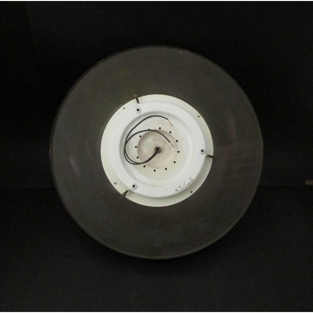 1970s Mid-Century Italian Tessuto Ceiling Lamp from Venini, 1970s For Sale - Image 5 of 9