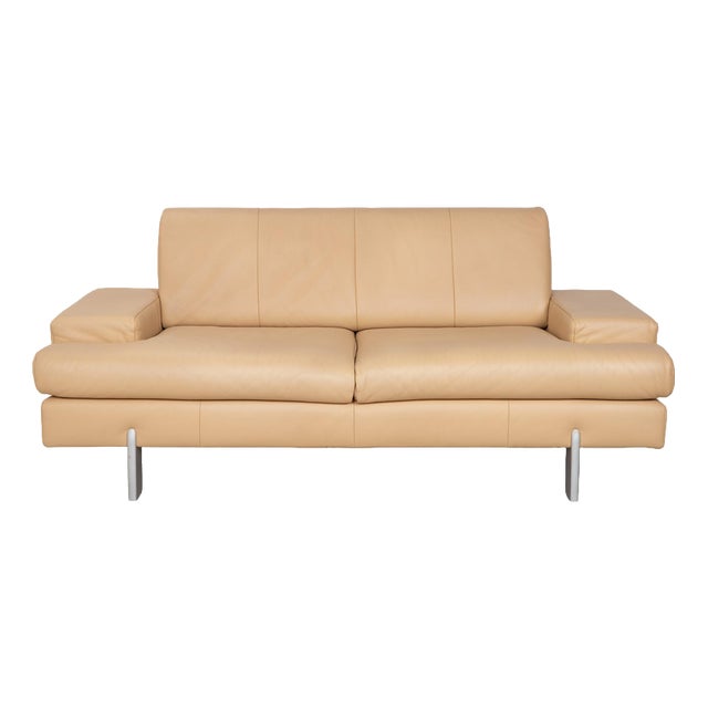 AK 644 2-Seater Sofa in Leather from Rolf Benz For Sale