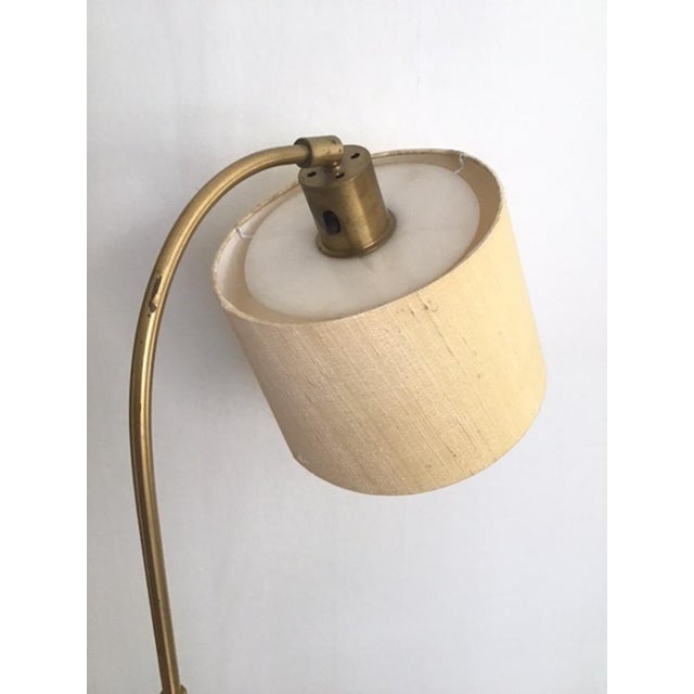 Scandinavian Modern Model 5737 Floor Lamp in Brass and Leather by Einar Bäckström, 1950s For Sale - Image 12 of 18