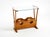 Mid-Century Modern Mid-Century Modern Side Table with Magazine Rack in Ash Wood and Glass, 1950s For Sale - Image 3 of 18