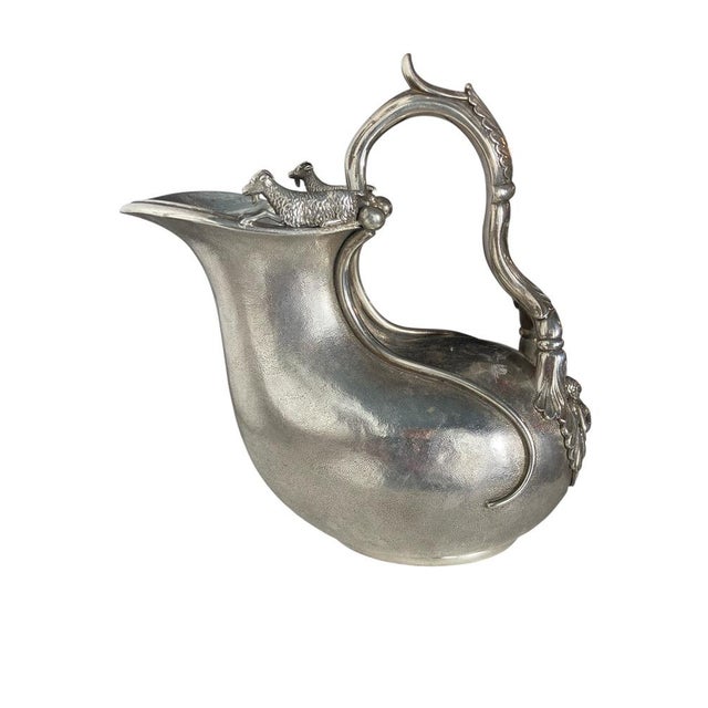Antique Askos Jug in Sterling Silver with Markings, 1890 For Sale - Image 9 of 9