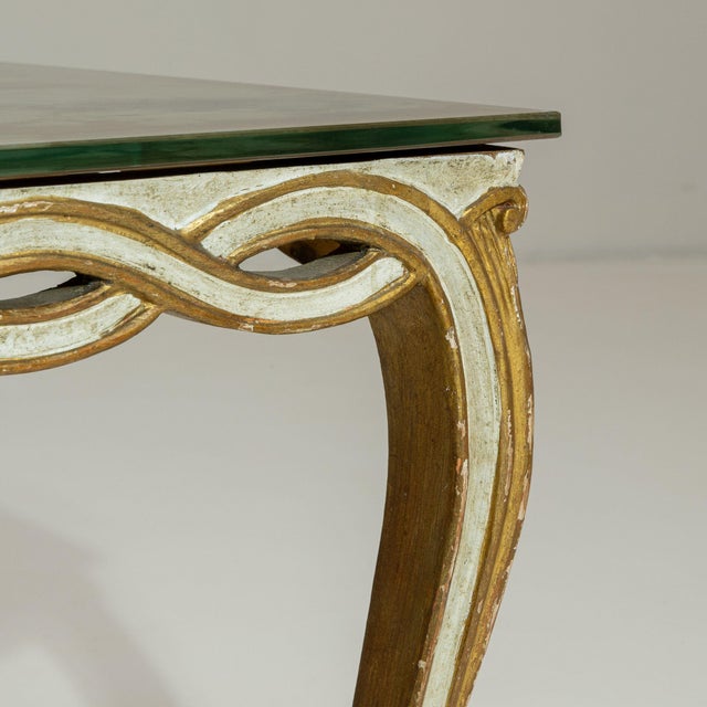 19th Century France Louis XV Bronze Wood Coffee Table For Sale - Image 4 of 10