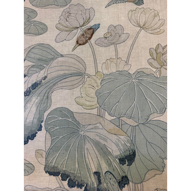 Lee Jofa/GP & J Baker Nympheus Twill Frost/Sea Fabric 1 1/2 Yards NYMPHEUS TWILL FROST/SEA Fabric Width 50.0" Horizontal...