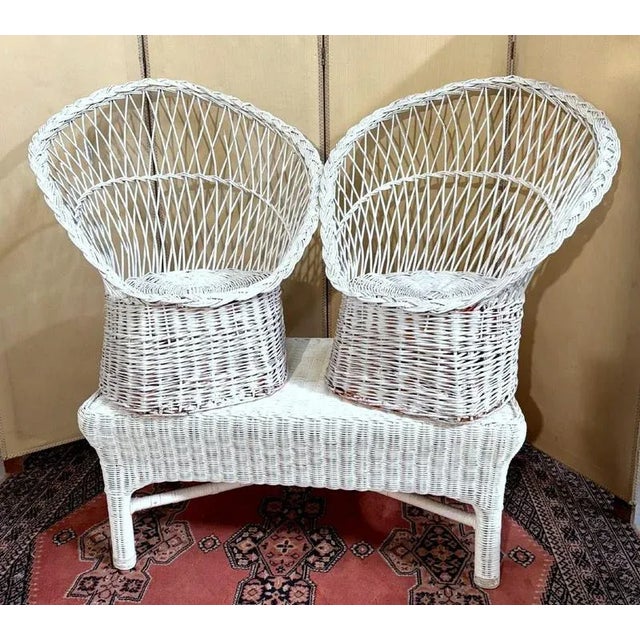 Period: 20th century Style: Design 50's and 60's Condition: Good condition Material: Rattan