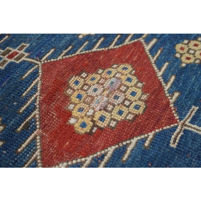 Antique Fachralo Kazak Rug 3'4'' x 3'9'' For Sale - Image 11 of 11