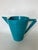 Postmodern Vintage Larry Laslo for Towle Turquoise Blue Ice Bucket and Pitcher Set 80s Modern Memphis Barware - a Pair For Sale - Image 3 of 16
