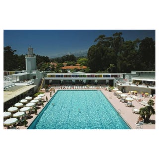 Slim Aarons, Monte Carlo Pool, Estate Stamped Photographic Print, 1975 / 2020s For Sale