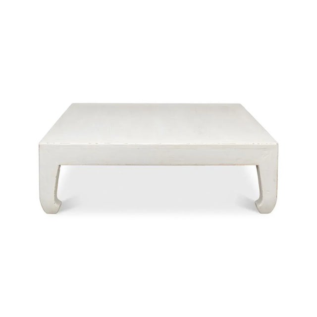 Cassic style inspired by the far east. This table is a large square shape with horse hoof-style legs, a design that dates...