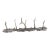 Antique 19th Century German Black Forest Carved Wood and Antler Wall Rack For Sale