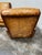 Art Deco Style Leather & Velvet Club Chairs - A Pair For Sale - Image 9 of 10