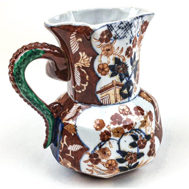 1890 Japan Imari Tankard Porcelain Vase For Sale - Image 13 of 13