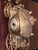 Wood Mid-Century United Metal Goods Model 640 Four-Horse Carriage Mantel Clock For Sale - Image 7 of 11