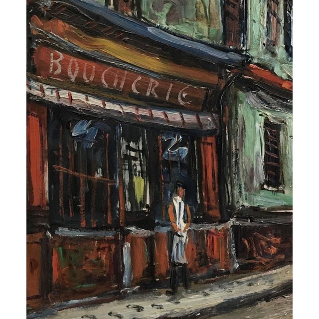 Fritz Strebel, Rue du Pot de Fer, Vieux Paris, Oil on Wood For Sale - Image 5 of 10