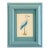 Original Hand-Painted Blue Heron Painting in a Handpainted Vintage Frame For Sale
