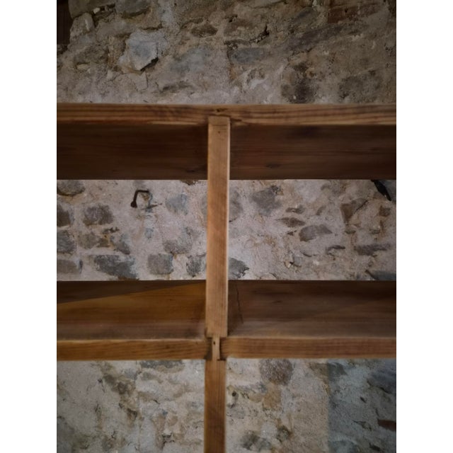 Vintage Pine Cubby Shelving Unit, 1950s For Sale - Image 9 of 18