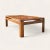 Brown 1980s Mid-Century Oak Coffee Table With Checkered Parquet Top For Sale - Image 8 of 10