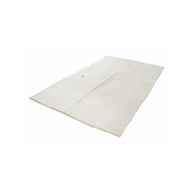 Modern Vintage Hemp Modern Kilim Rug - 6`0" X 9`2" For Sale - Image 3 of 6