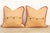 Textile Pair of Gold Zardozi Pillows For Sale - Image 7 of 8