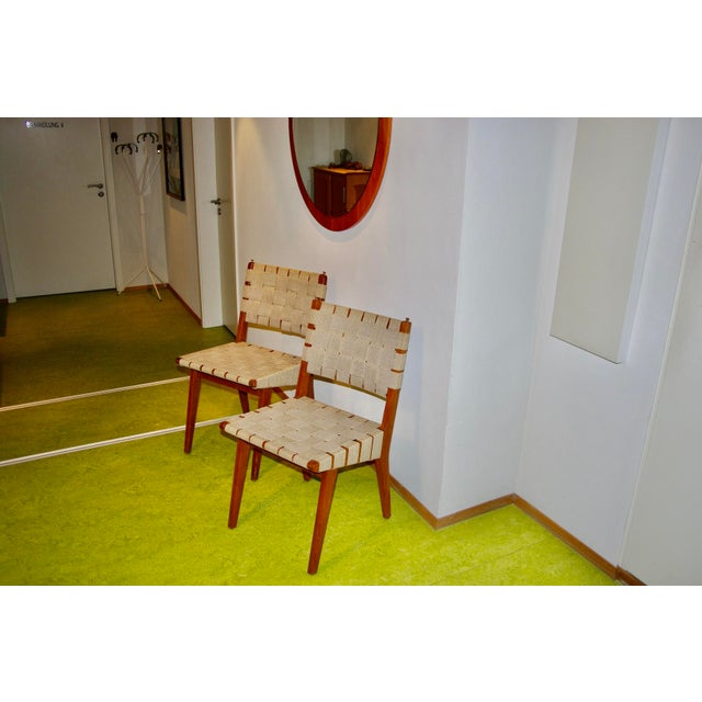 Vintage Side Chairs by Jens Risom, 1950, Set of 2 For Sale - Image 3 of 8