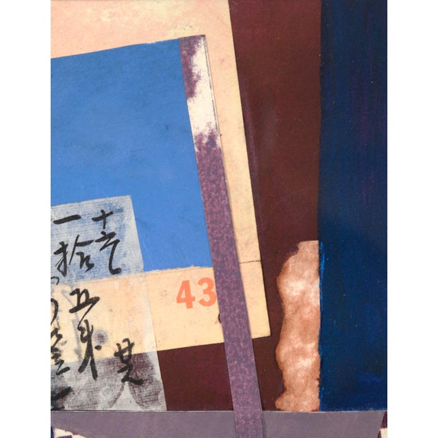 Contemporary Route 10 - Abstract Collage by Ed Smith For Sale - Image 3 of 9