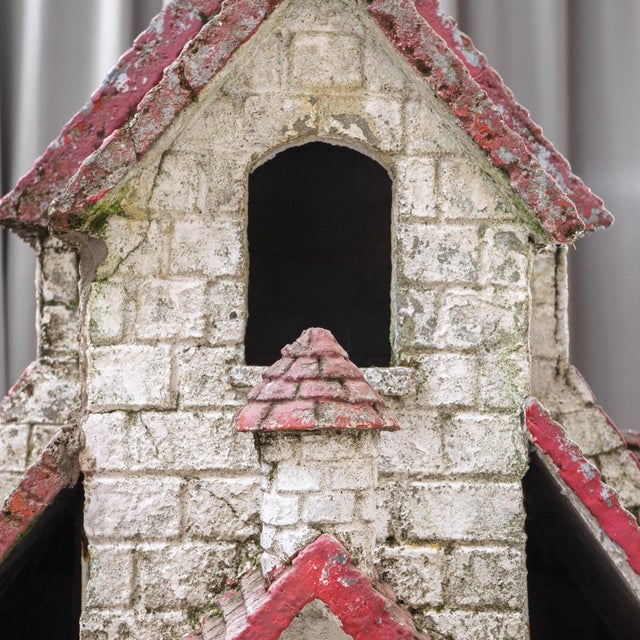 20th Century French Folk Art Concrete Model of Church For Sale - Image 10 of 18