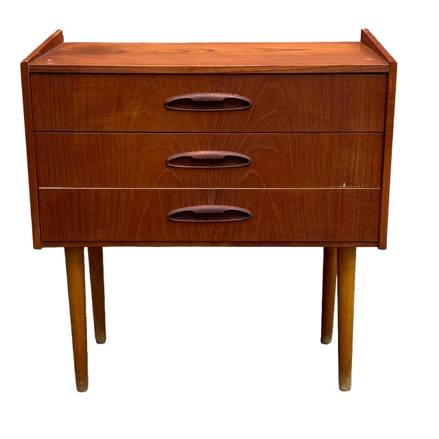 Vintage Danish Teak Chest of Drawers, 1960s For Sale