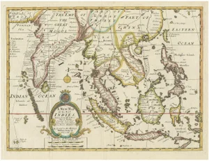 Map of Southeast Asia from Persia to Timor Island, 1712