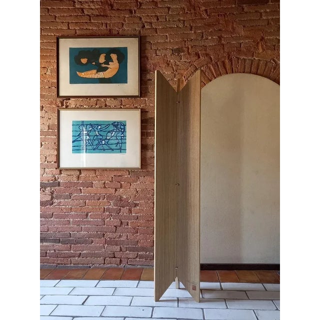 Coat hanger by Ferdinando Meccani for Meccani Arredamenti, 1976. Coat hanger in oak with maple edge, made up of three...