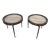 Alpine Marble & Elm Side Table For Sale - Image 4 of 10
