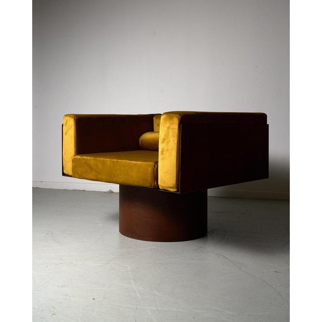 1980s Corten Steel Seating Group, 1980s, Set of 2 For Sale - Image 5 of 15