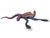 Late 20th Century Oaxacan Alebrije Lizard Colorful Mexican Folk Art Wood Carving Figure Sculpture For Sale - Image 5 of 9