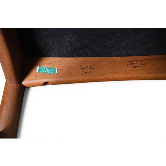 Mid 20th Century Set of Eight 'Lis' Highback Dining Chairs in Teak For Sale - Image 10 of 15