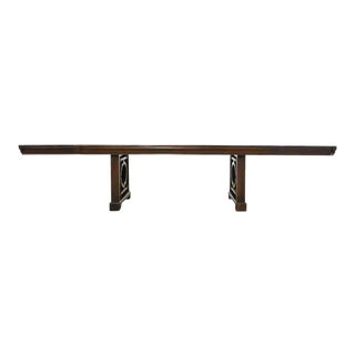 Widdicomb Asian Inspired Midcentury Mahogany Extended Dining Table For Sale
