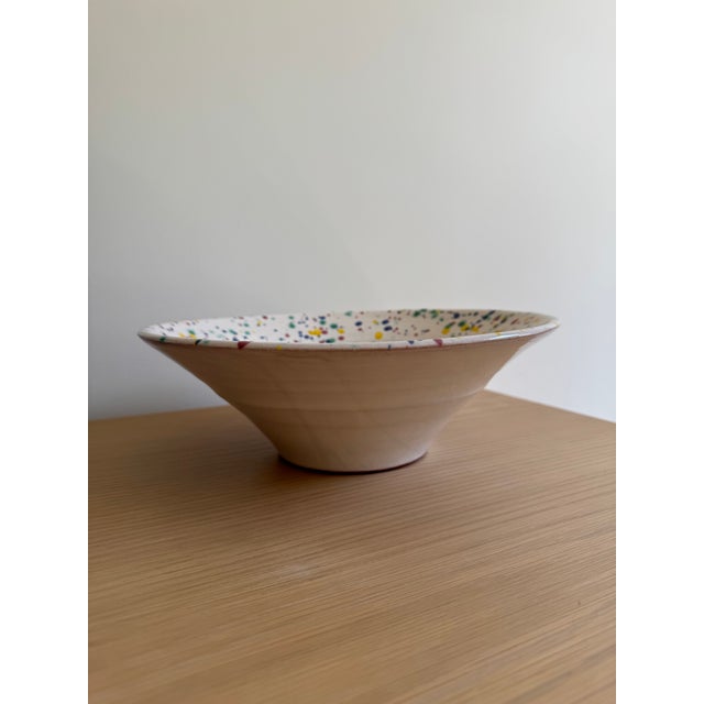 Late 20th Century One-of-a-Kind Handcrafted Spanish Ceramic Bowl For Sale - Image 4 of 5