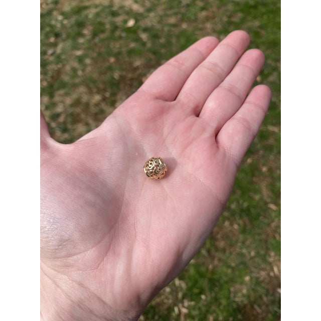 Pandora Amazing Charm, 14k Yellow Gold, Length 9.8 Mm For Sale - Image 4 of 4