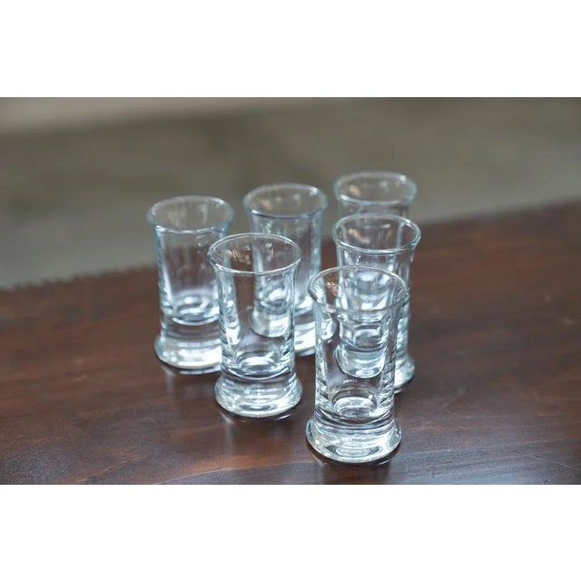 1970s Low Crystal Liqueur Glasses, 1970, Set of 6 For Sale - Image 5 of 6
