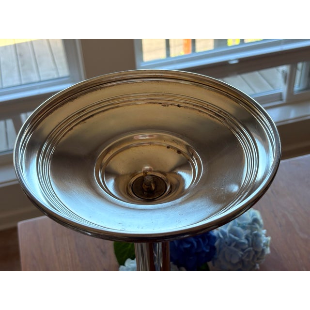 Vintage Silver Champagne Bucket With Floor Stand For Sale - Image 11 of 12