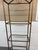Peaked Geometric Brass Etagere For Sale In San Francisco - Image 6 of 12