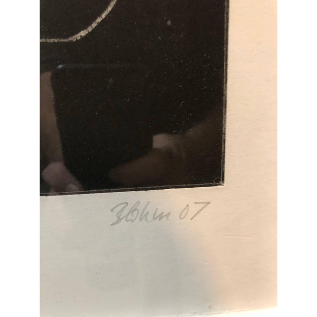 Bettina Blohm, Untitled Abstract Modernist Signed Aquatint Etching Print Ed. 10 For Sale - Image 4 of 5