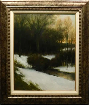 Dennis Sheehan "Stream of Solitude" Oil on Canvas Hand Signed Landscape Framed