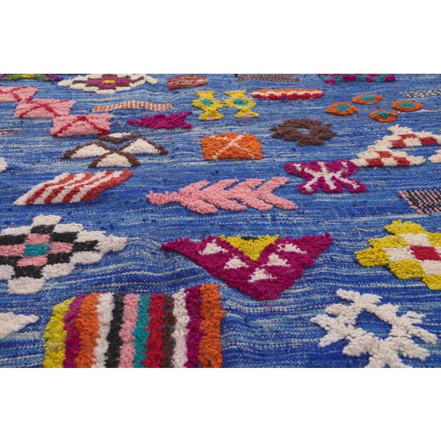 Early 21st Century Contemporary Taznakht Moroccan Rug, 09'09 X 13'06 For Sale - Image 5 of 10