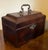 English Antique 18th Century English George II Highly Figured Mahogany Tea Caddy Box With Gilt Bronze Handle & Escutcheon For Sale - Image 3 of 12