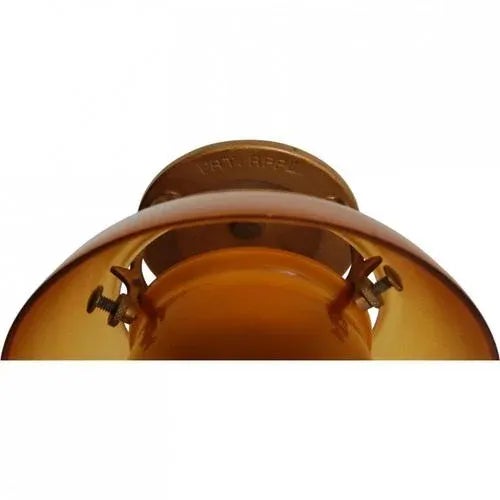 Orange PH3/2 Table Lamp with Amber Glass Shades by Poul Henningsen, 1920s For Sale - Image 8 of 9