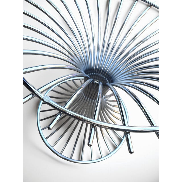 Metal 1970s Chrome Dining Table by Gastone Rinaldi With Glass Top For Sale - Image 7 of 12